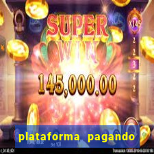 plataforma pagando fortune tiger